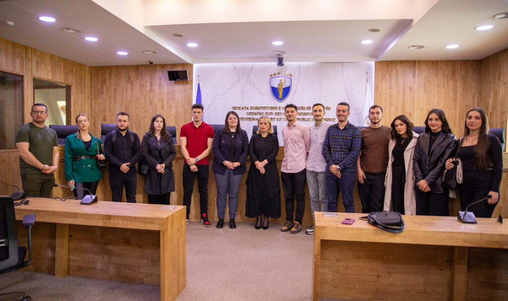 Studentët e Klinikës Ligjore të IKD-së vizituan Gjykatën Kushtetuese